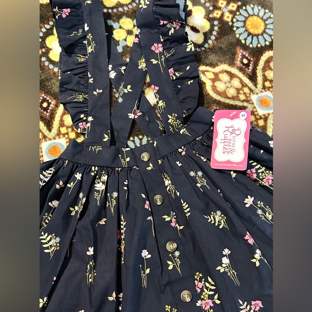 RicRac and Ruffles Girls 4T dress.